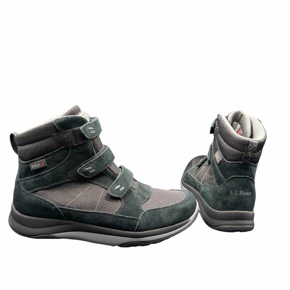 L.L. Bean Tek 2.5 Primaloft Boots Men’s 12 M Black hook and loop Winter Hike